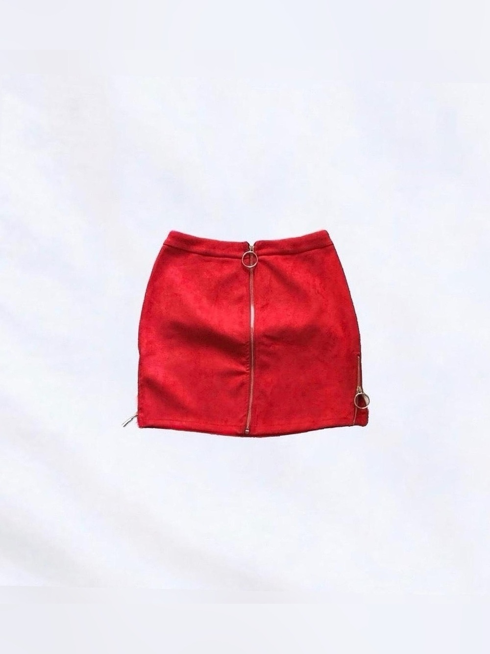 lf seek the label ⋆ faux suede skirt